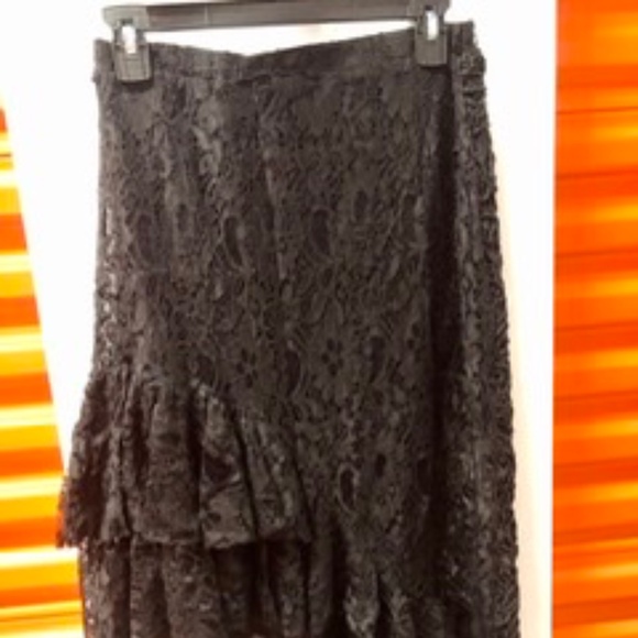 ZARA Cute Festive Lace Midi Skirt, M, NWT - Picture 7 of 9